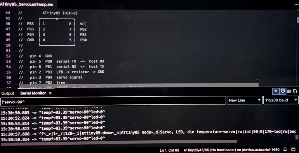 Speaking Upline over serial to an ATtiny85
